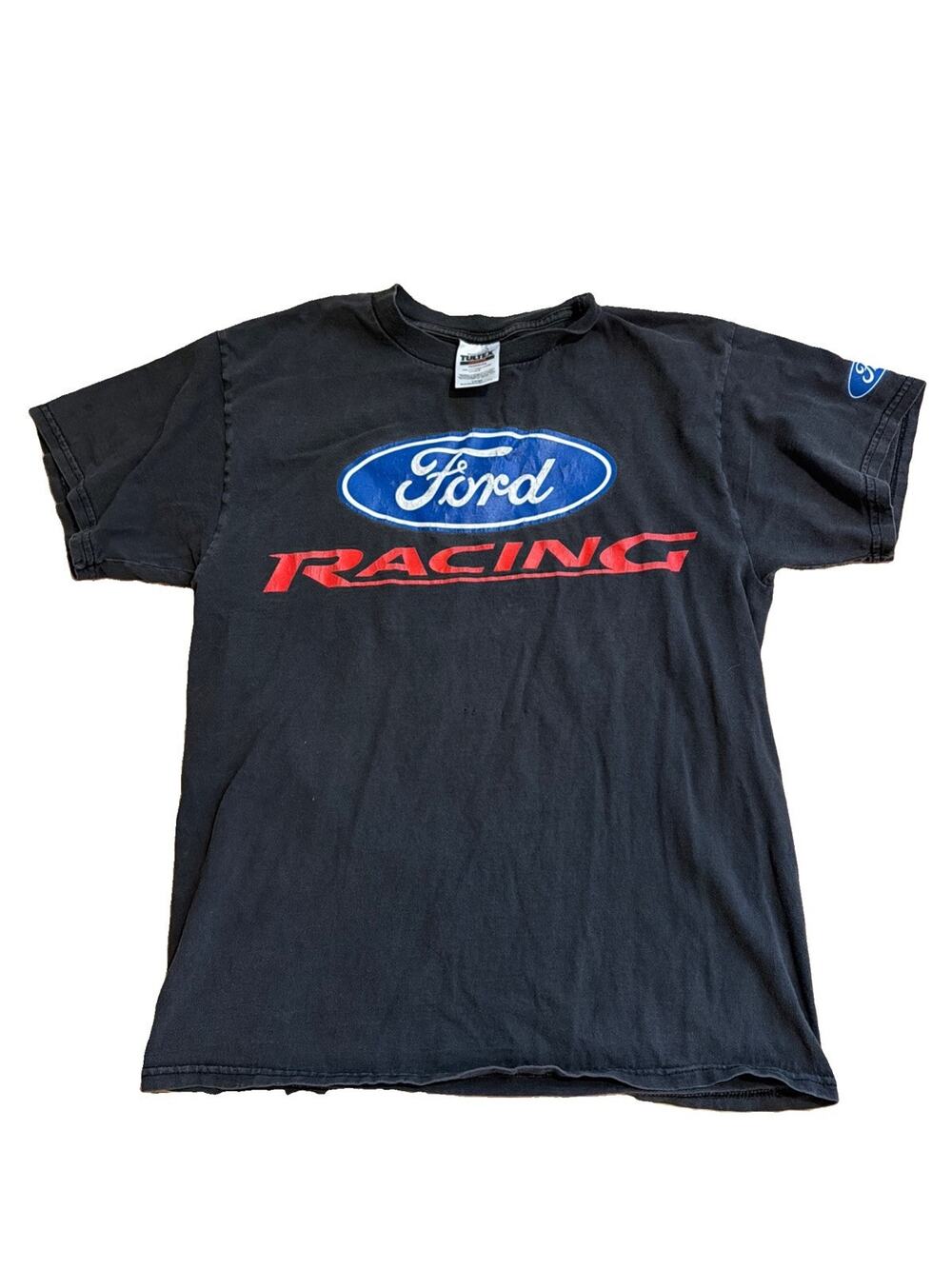 Vintage Ford Racing T Shirt Mens L Tultex NASCAR Graphic Tee